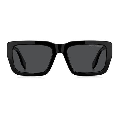 Marc Jacobs Men’s Hybrid Glasses – Black Square Frame, 56mm