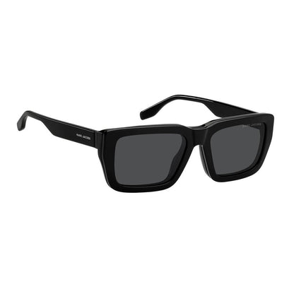 Marc Jacobs Men’s Hybrid Glasses – Black Square Frame, 56mm