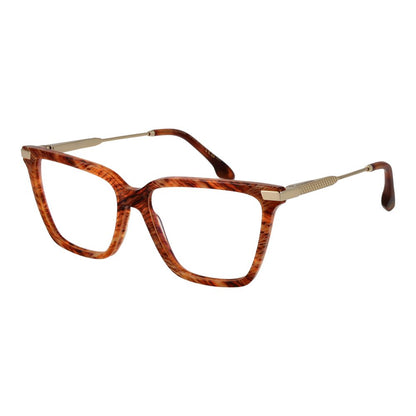 Victoria Beckham Women’s Optical Glasses – Orange Butterfly Frame, 55mm
