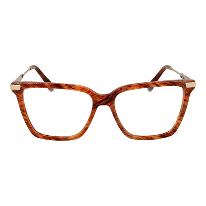 Victoria Beckham Women’s Optical Glasses – Orange Butterfly Frame, 55mm