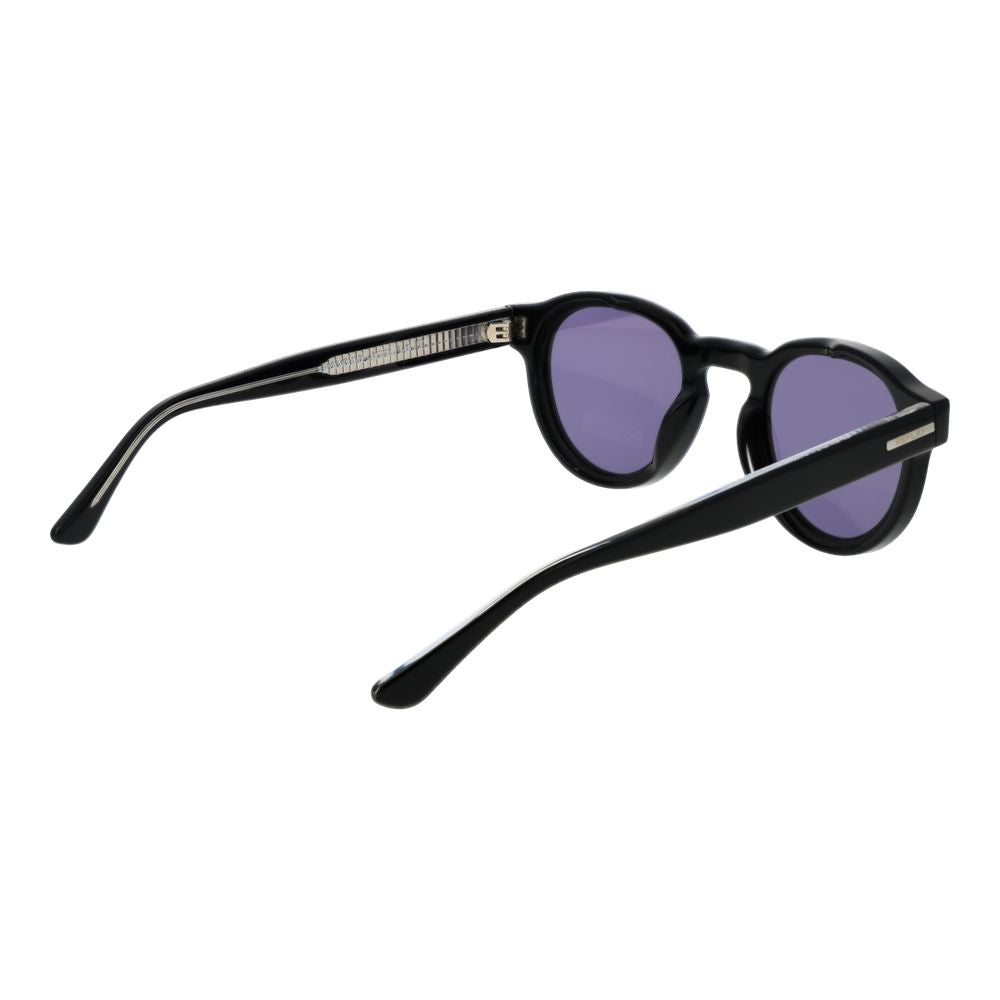 Replay Unisex Sunglasses – Black Acetate Frame, Grey Lenses