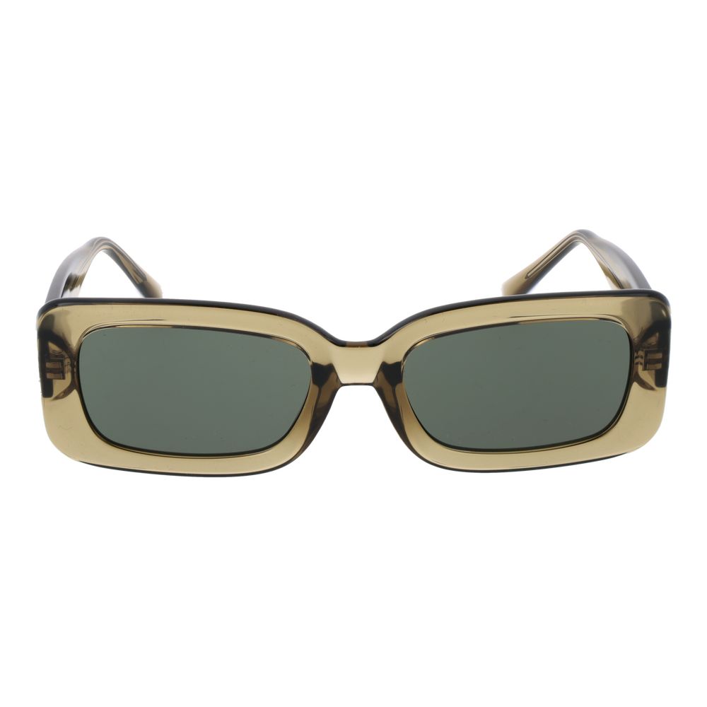 Replay Women’s Sunglasses – Green Stainless Steel Frame, Green Lenses