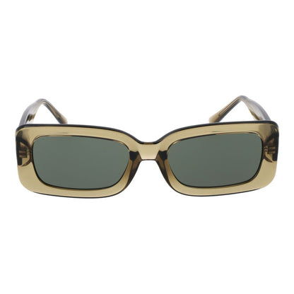 Replay Women’s Sunglasses – Green Stainless Steel Frame, Green Lenses