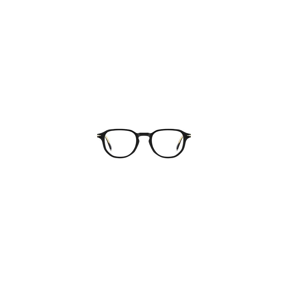 David Beckham Men’s Black Acetate Glasses – Full-Rim Frame