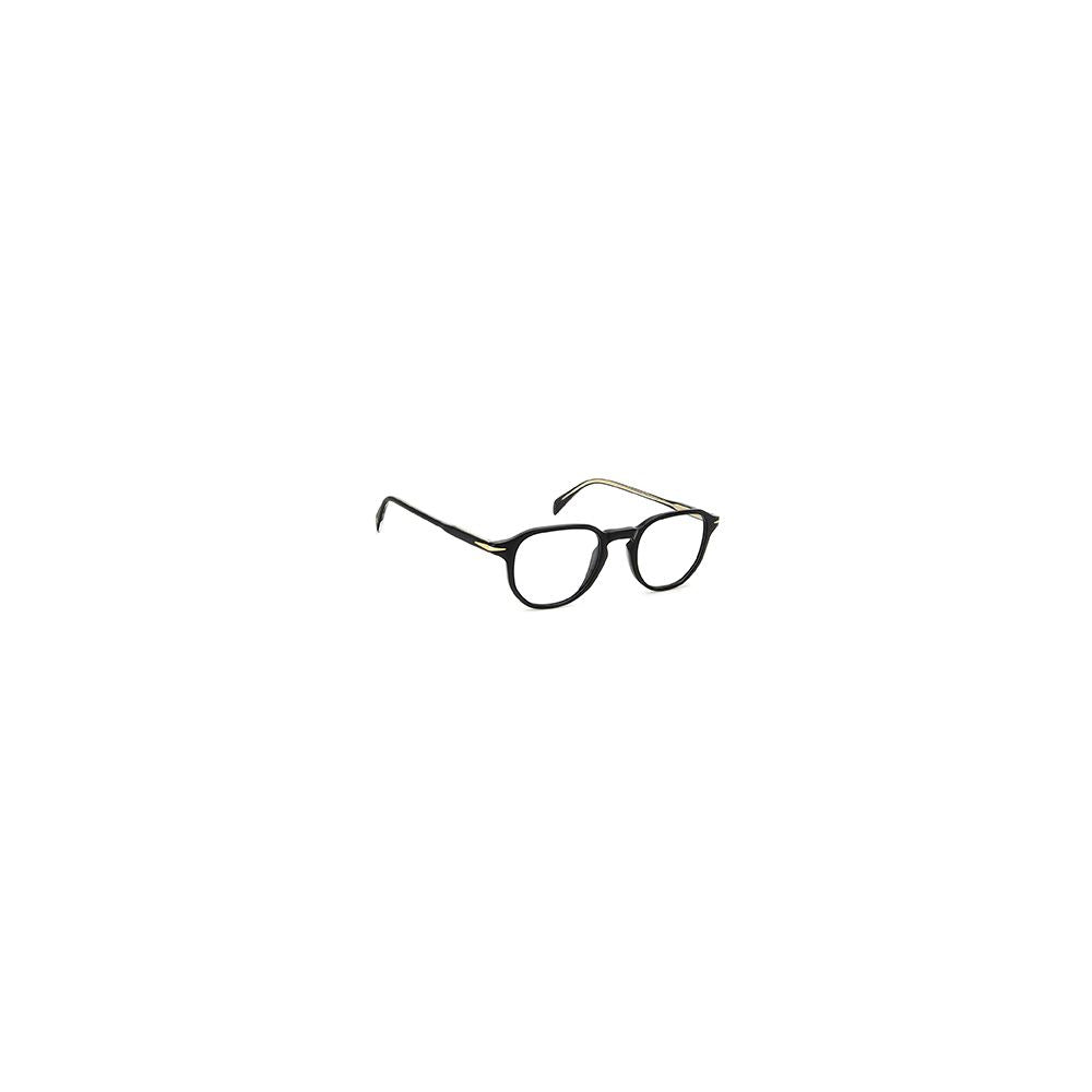 David Beckham Men’s Black Acetate Glasses – Full-Rim Frame