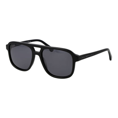 Replay Men’s Sunglasses – Black Full-Rim Frame, Grey Polarized Lenses