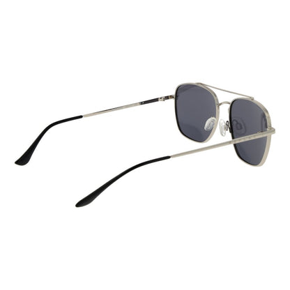 Replay Silver Metal Sunglasses – Unisex Aviator Style with Grey Polarized Lenses