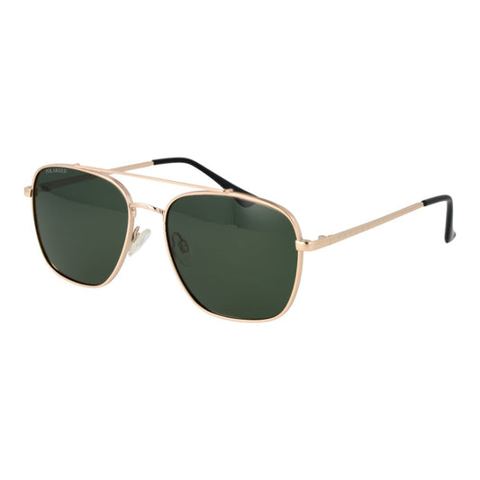 Replay Gold Metal Sunglasses – Aviator Style with Green Lenses