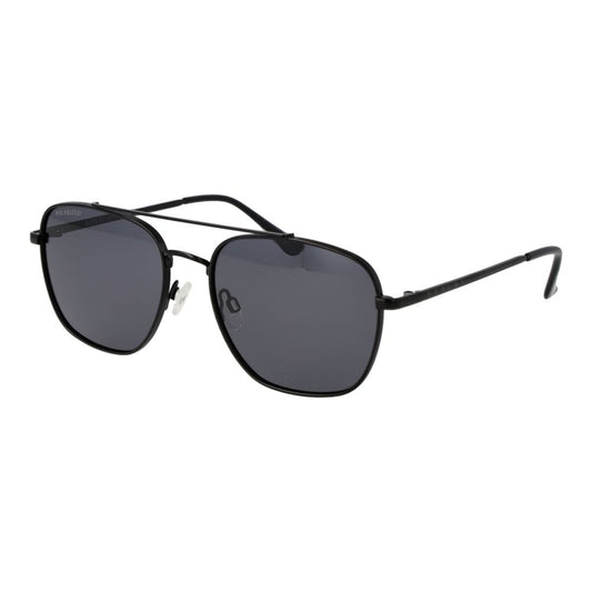 Replay Men's Sunglasses – Black Aviator Frame, Grey Lenses