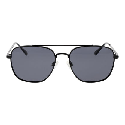 Replay Men's Sunglasses – Black Aviator Frame, Grey Lenses
