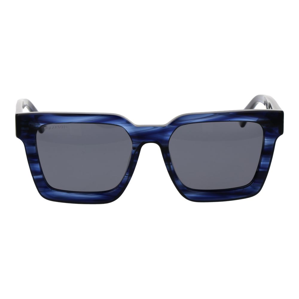Replay Unisex Blue Acetate Sunglasses – Polarized Grey Lenses