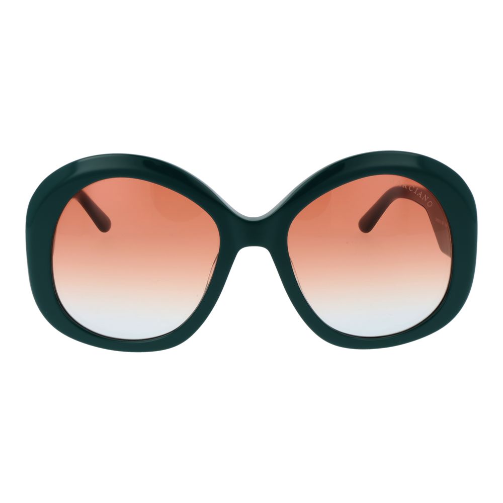 Marciano by Guess Women’s Sunglasses – Turquoise Butterfly Frame, Brown Gradient Lenses