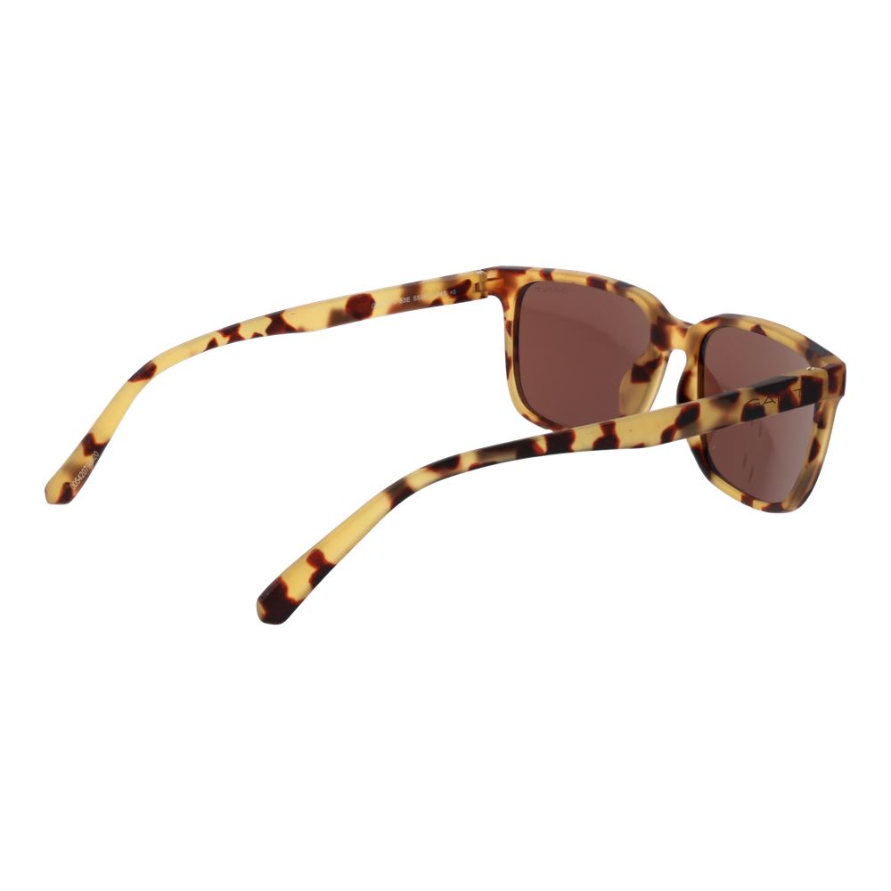 Gant Men’s Multicolor Sunglasses – Rectangle Frame, Brown Lenses