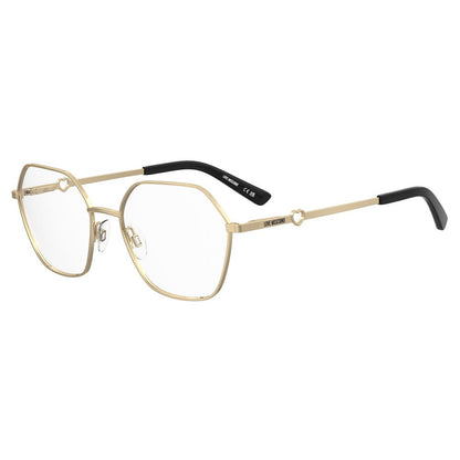Love Moschino Women's Gold Metal Optical Glasses – Full-Rim Frame