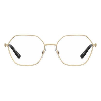 Love Moschino Women's Gold Metal Optical Glasses – Full-Rim Frame