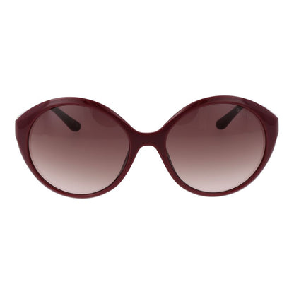 Guess Women’s Sunglasses – Purple Round Frame, Brown Gradient Lenses