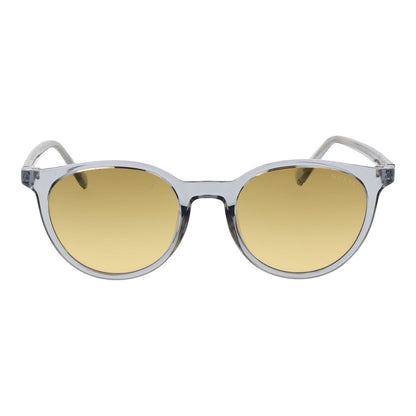 Guess Men’s Sunglasses – Grey Round Frame, Brown Lenses