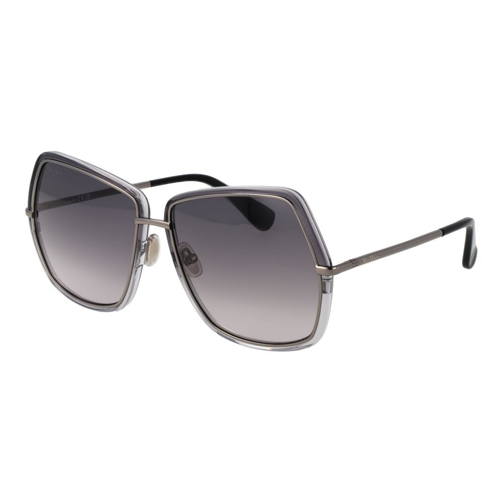 Max Mara Women’s Sunglasses – Grey Square Frame, Gradient Lenses