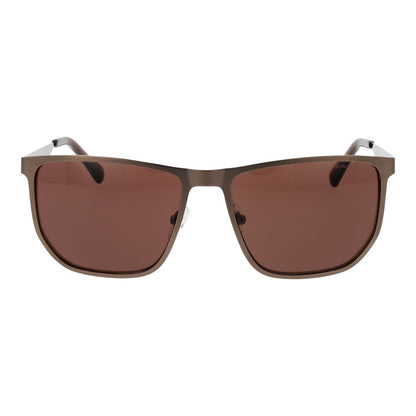 Gant Men’s Sunglasses – Brown Square Metal Frame, Brown Lenses