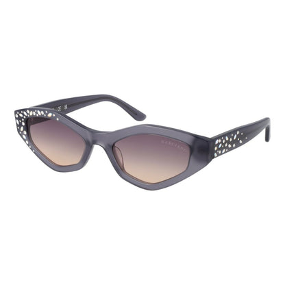 Marciano by Guess Women's Sunglasses – Grey Oval Frame, Purple Gradient Lenses