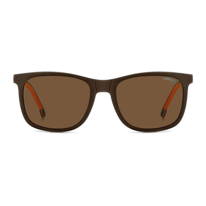 Carrera Men’s Hybrid Glasses – Brown Square Frame, 54mm