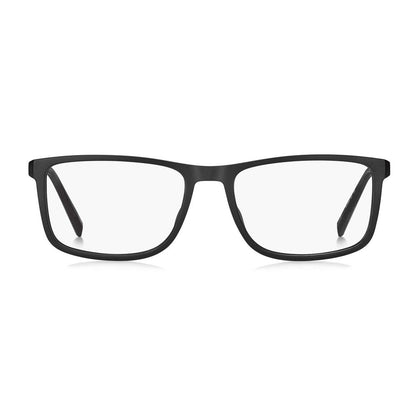 Tommy Hilfiger Men’s Optical Glasses – Black Rectangle Frames