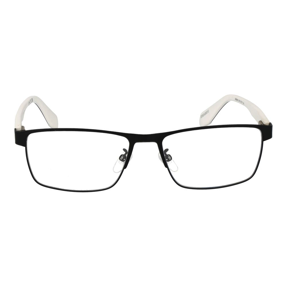 Adidas Black Men's Optical Glasses – Full-Rim Rectangle Frame