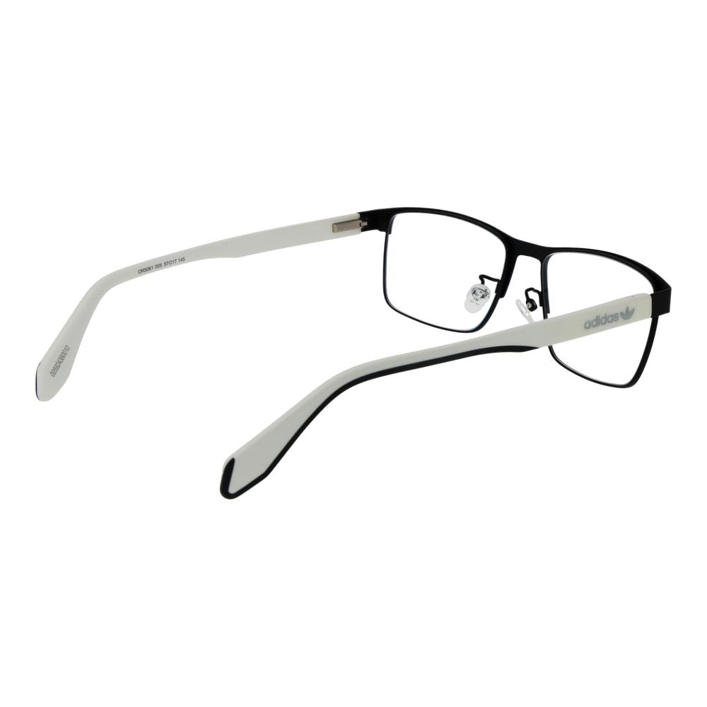 Adidas Black Men's Optical Glasses – Full-Rim Rectangle Frame