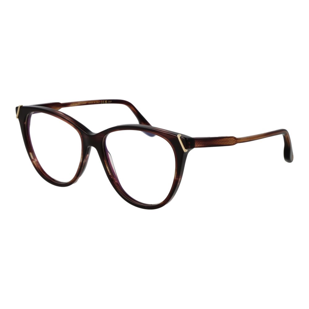 Victoria Beckham Women's Optical Glasses – Brown Butterfly Frame