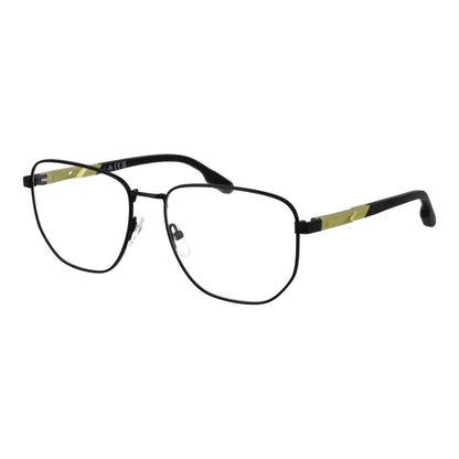 Adidas Black Metal Glasses – Square Full-Rim Frames