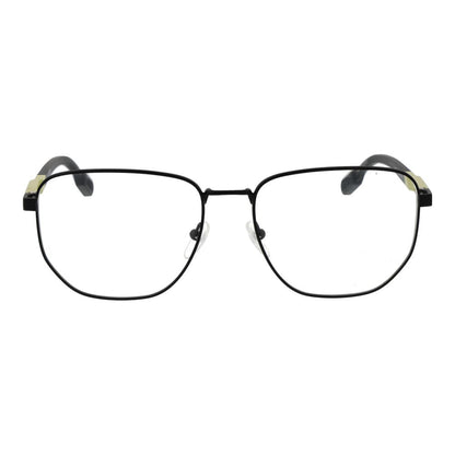 Adidas Black Metal Glasses – Square Full-Rim Frames