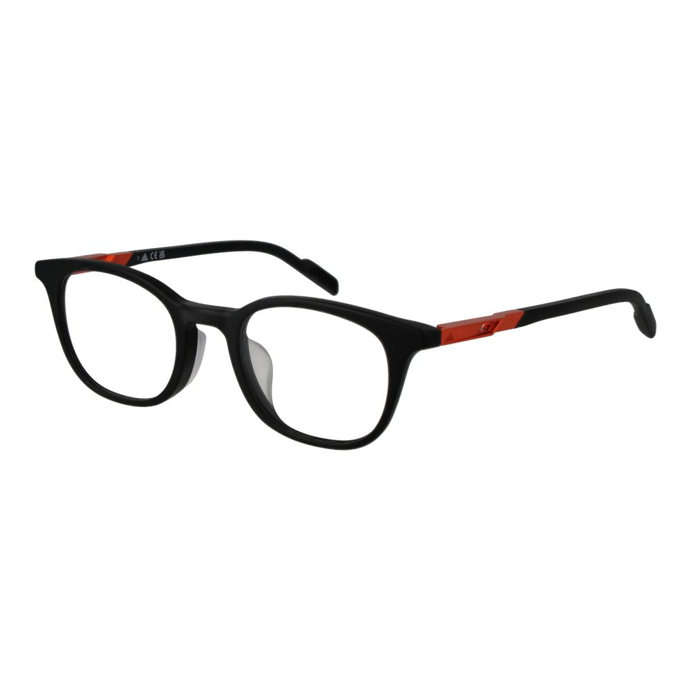 Adidas Unisex Black Plastic Glasses – Full-Rim Panto Frame