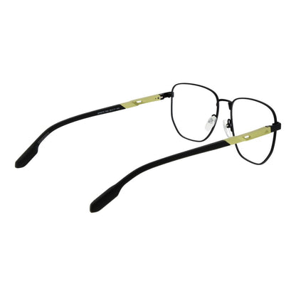 Adidas Black Metal Glasses – Square Full-Rim Frames