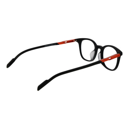 Adidas Unisex Black Plastic Glasses – Full-Rim Panto Frame