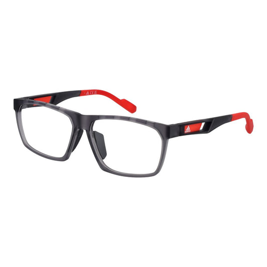 Adidas Men’s Optical Glasses – Grey Rectangle Full-Rim Frame
