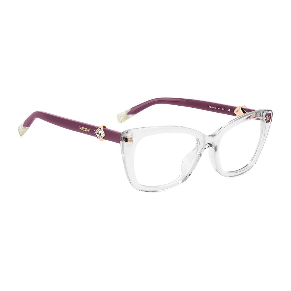 Missoni Women’s Transparent Acetate Glasses – Cat Eye Frame