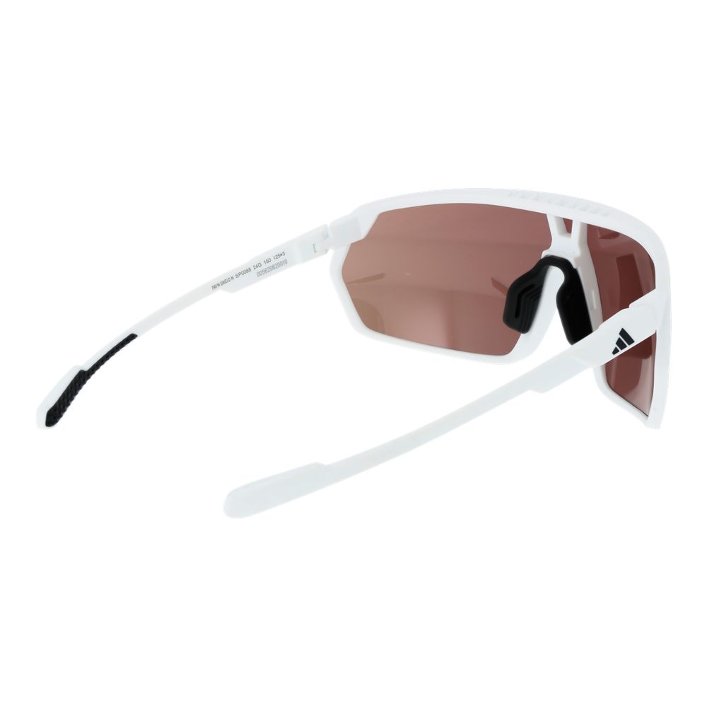 Adidas Unisex Sunglasses – White Frame, Gold Mirrored Lenses