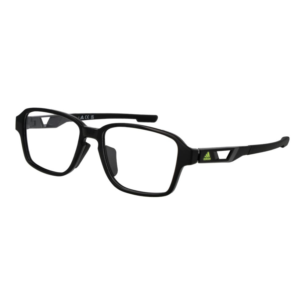 Adidas Men’s Optical Glasses – Black Square Frame, Demo Lens