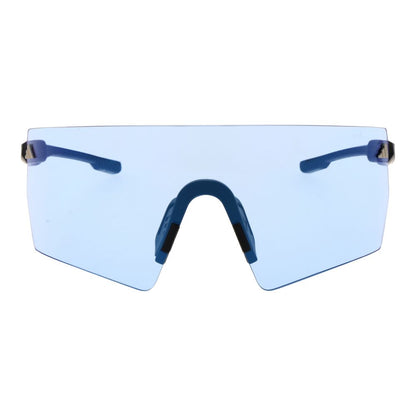 Adidas Unisex Sunglasses – Black Rimless Frame, Blue Lenses