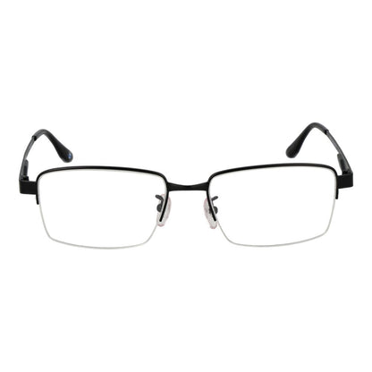 BMW Black Metal Optical Glasses – Black Half-Rim Frame