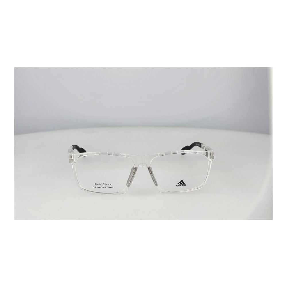 Adidas Men's Transparent Plastic Optical Glasses - Rectangle Frame