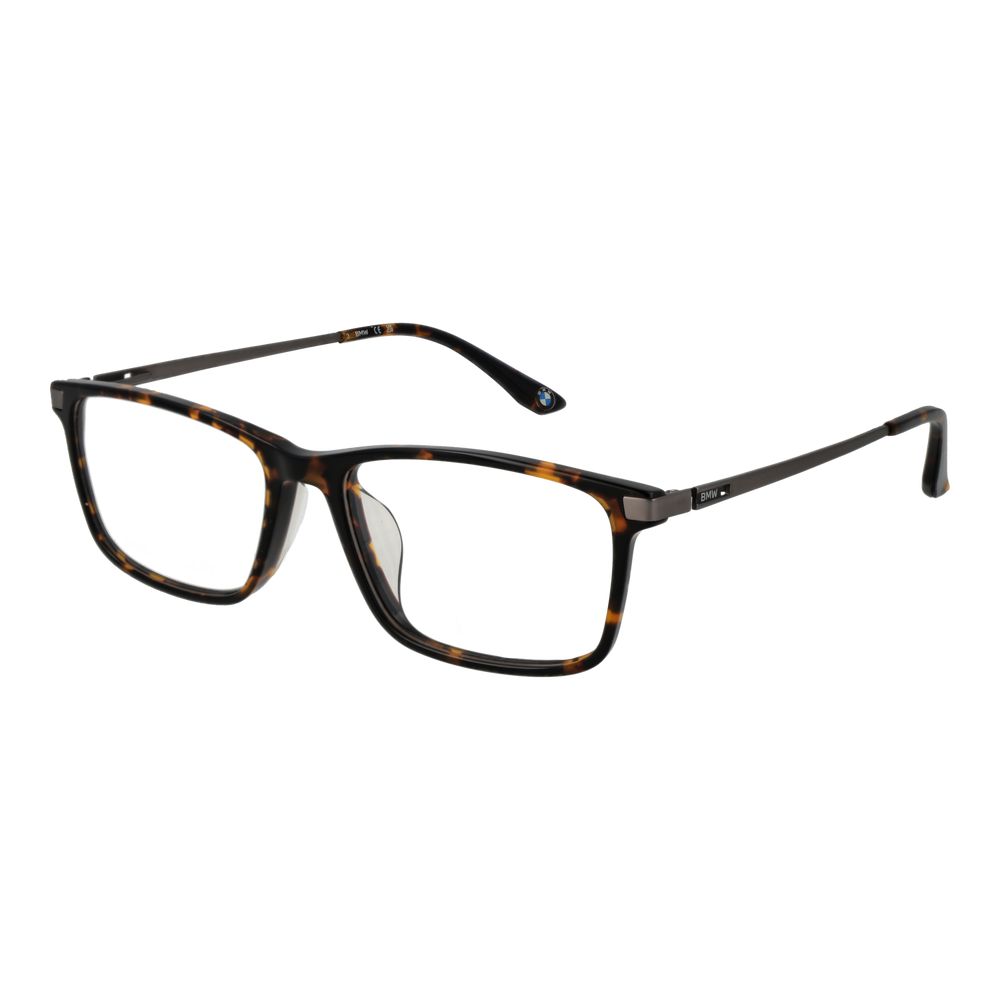 BMW Men’s Titanium Optical Glasses – Brown Rectangle Frame