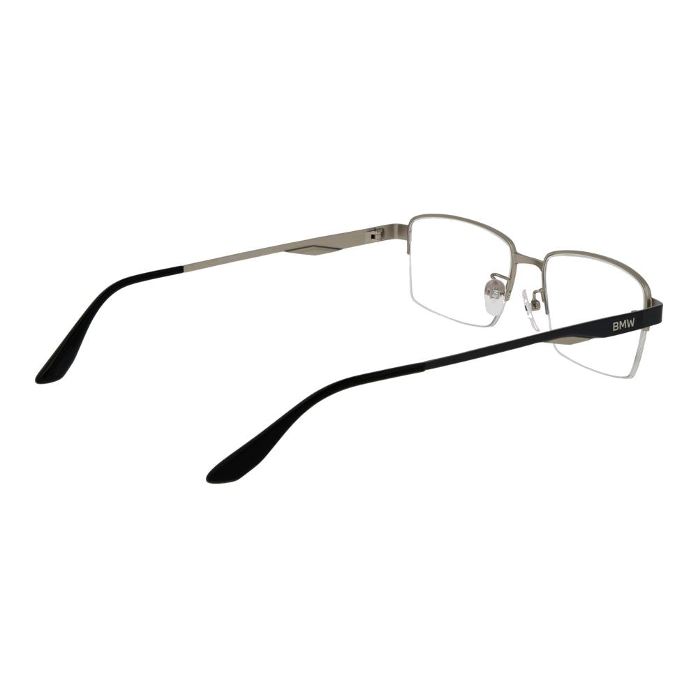 BMW Men's Black Metal Optical Frames – Rectangle Demo Lens