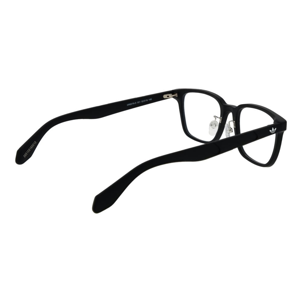 Adidas Men's Black Plastic Optical Glasses – Square Full-Rim