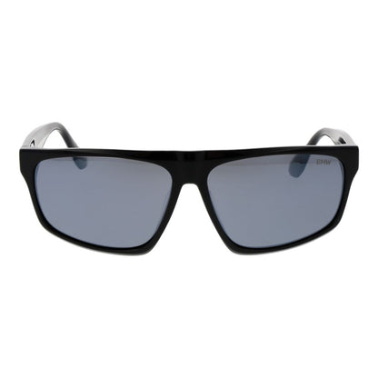 BMW Men’s Sunglasses – Black Full-Rim Frame, Grey Polarized Lenses
