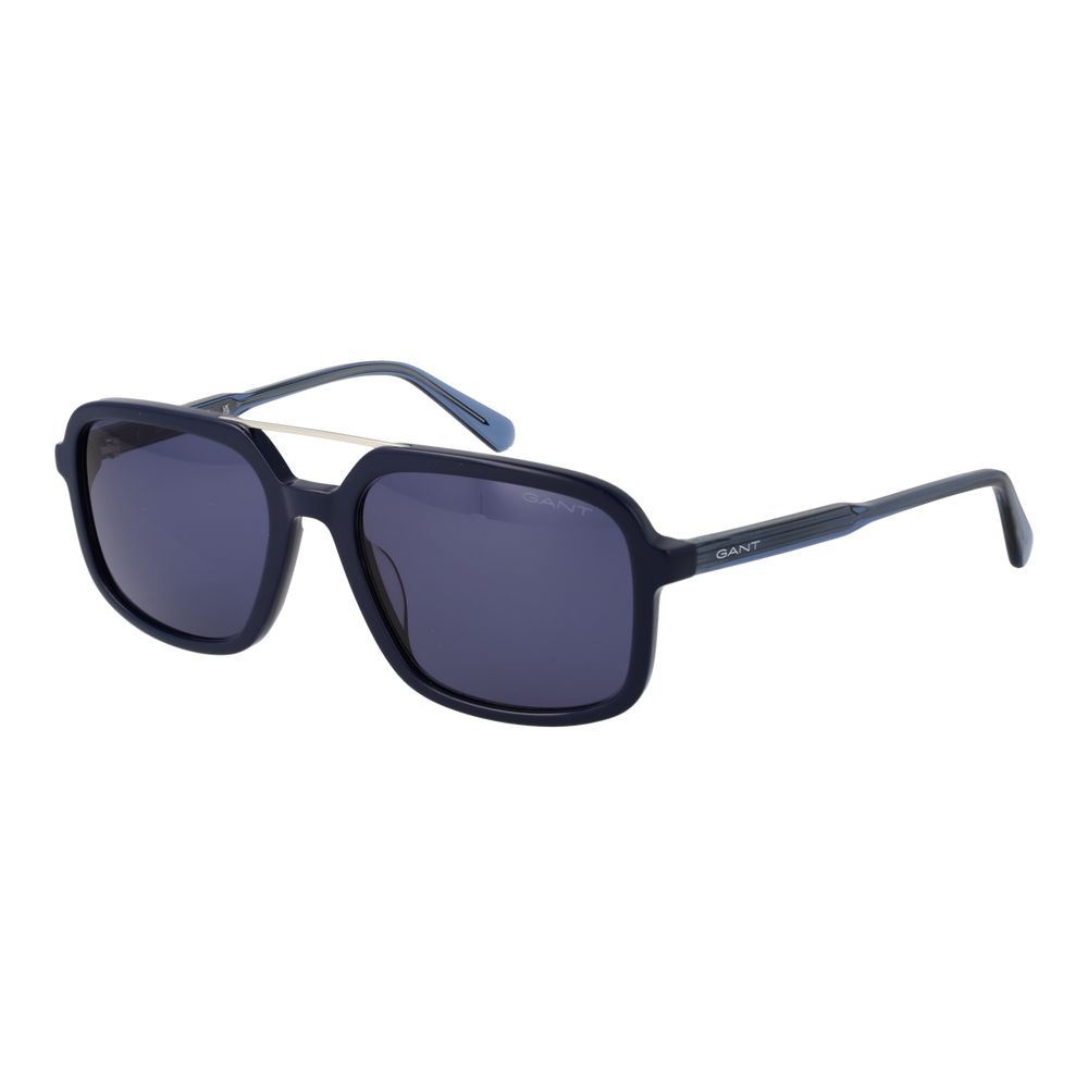 Gant Men’s Sunglasses – Blue Full-Rim Frame, Blue Lenses