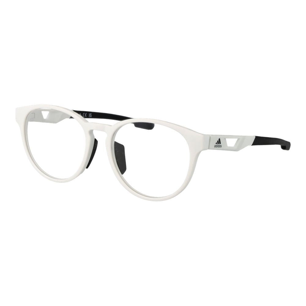 Adidas Unisex Optical Glasses – White Round Frame, Demo Lenses