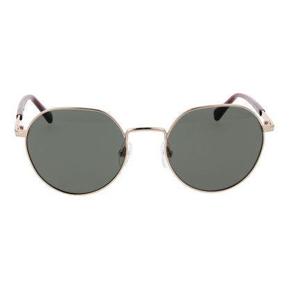 Gant Gold Metal Sunglasses – Full-Rim, Green Lenses