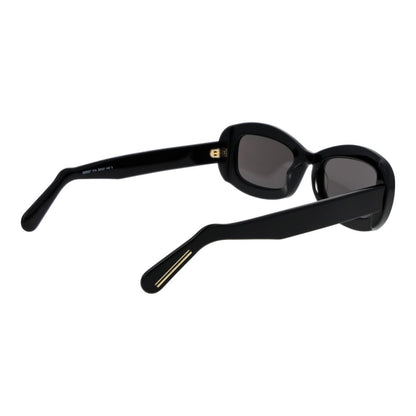 GCDS Unisex Black Plastic Sunglasses with Grey Lenses