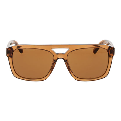 GCDS Unisex Sunglasses – Stylish Brown Square Frame